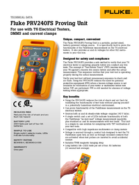 Thumbnail of document PRV240 FS data sheet 12051